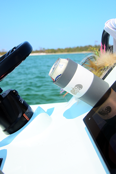 Non-Tipping Can Cooler by Toadfish- White - Main Image