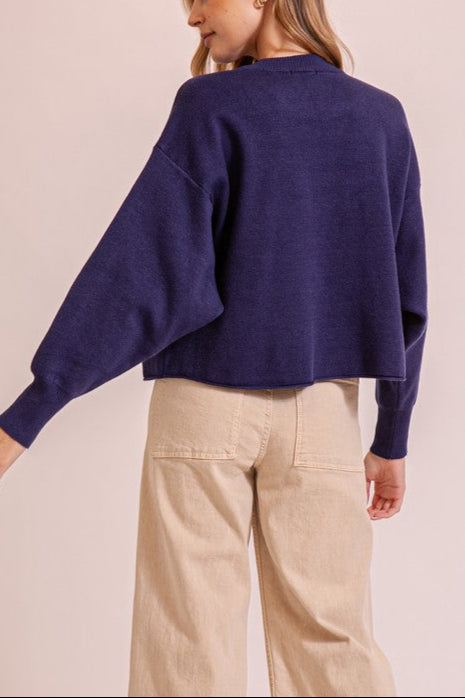 Softie Navy Sweater