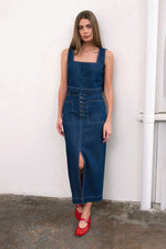 Dark Denim (Crop) Top