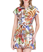 Fall Leaf Mosaic Dress