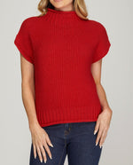 Sierra Knit Top (Red)