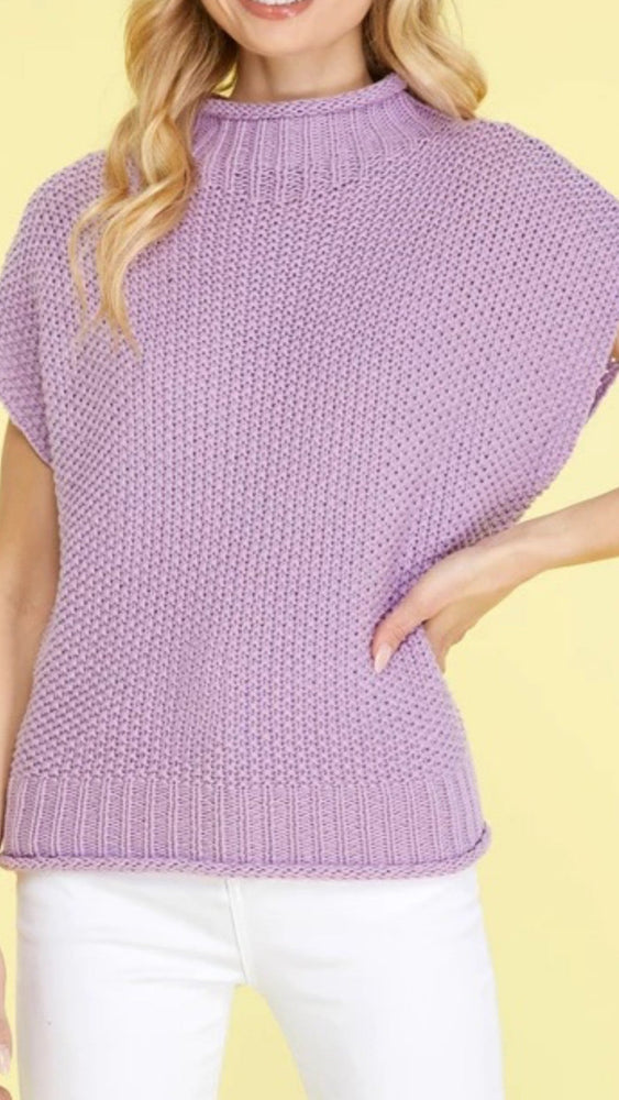 Sierra Knit Top (Lilac)