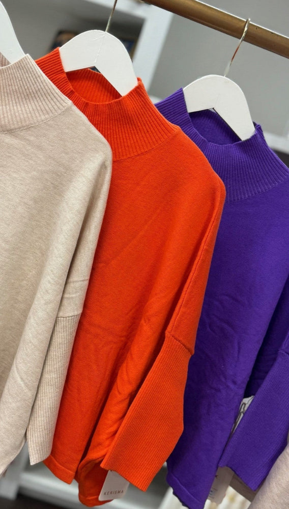 Aja Lightweight Knit -Orange