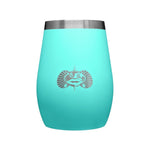Non-Tipping ToadFish Wine Tumbler ~Teal
